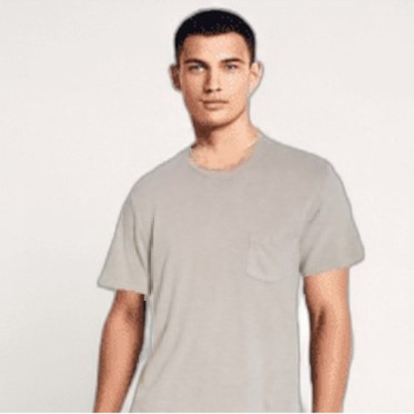 The Rails Garment Washed Pocket Crewneck T Shirt - Picture 1 of 11